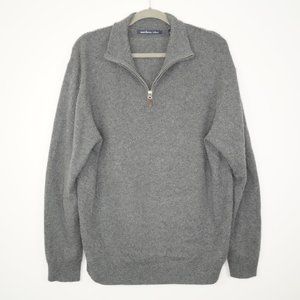 Vntg Men's Soft Grey Cashmere Pullover Sweater XL